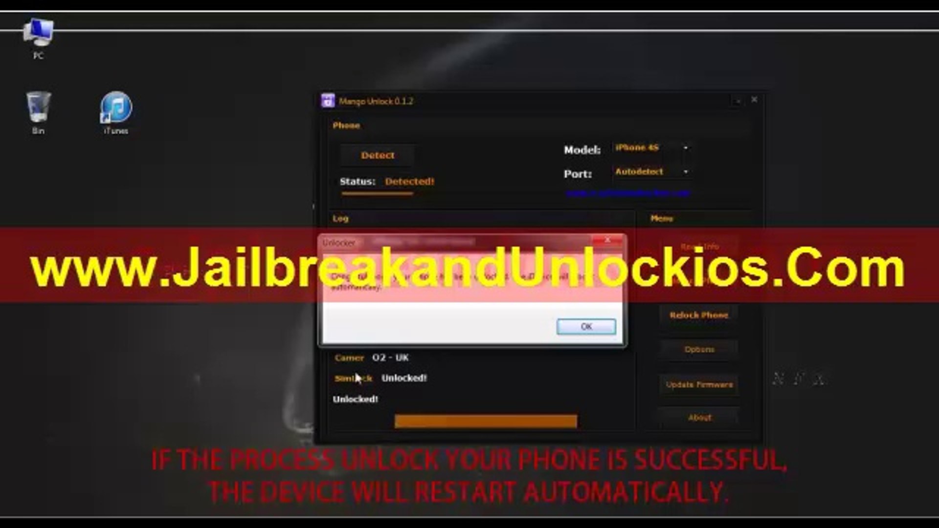 Ios 7 1 2 How To Unlock Iphone 3g 3gs 4 4s 5 5s 5c For Free With Lim0n Unlock 2014 Video Dailymotion