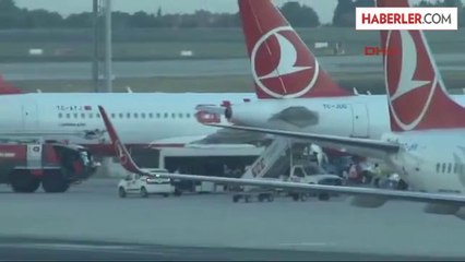 THY Uçağı İniş Sırasında Paniğe Yol Açtı