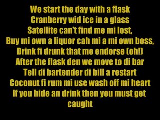 Beenie Man - Rum & Redbull (Lyrics)