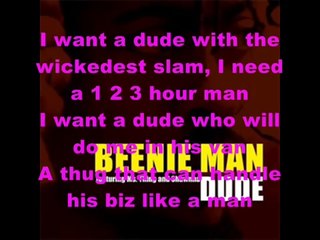Beenie Man Ft. Mrs Thing. Dude (Lyrics)