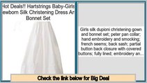 Supermarket Hartstrings Baby-Girls Newborn Silk Christening Dress And Bonnet Set