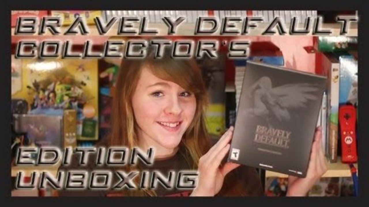 BRAVELY DEFAULT COLLECTOR'S EDITION DAY ONE UNBOXING