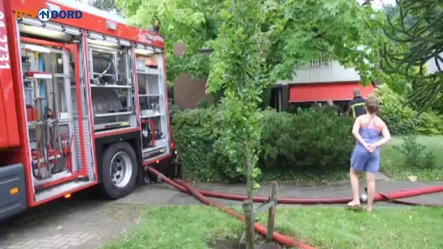 Zware buien zorgen voor overlast in provincie - RTV Noord