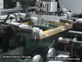 oval bottle/container screen printer machine