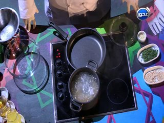 #خف_تصوم - #سحور  طريقة عمل شاي مثلج بالخوخ وسباجتي أيلو أوليو