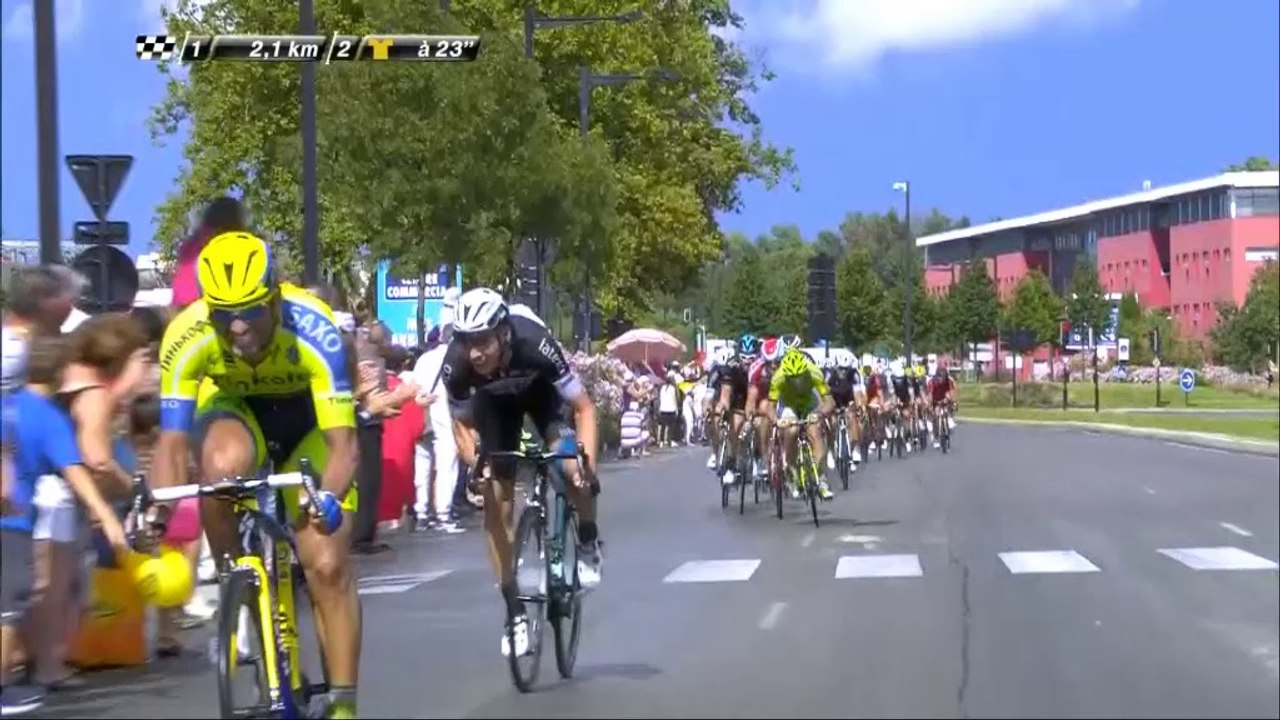 Kristoff takes second stage win as Nibali consolidates lead