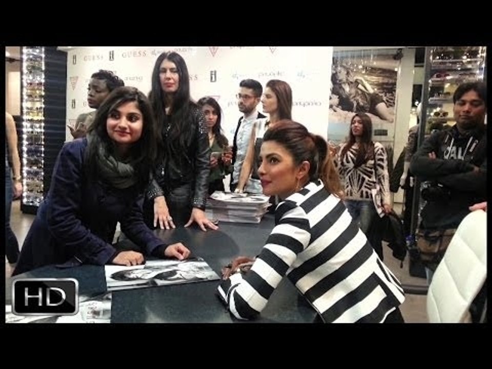 Priyanka Chopra Meets Her Fans At Guess Store In London