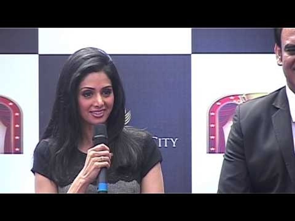 Sridevi at 'Cirque De Glace - Snow White On Ice' Press Meet