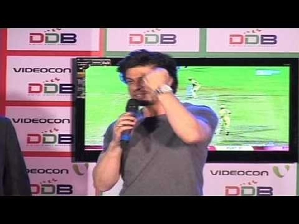 Shahrukh Khan At Videocon - DDB Press Conference