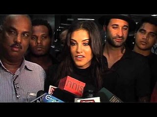 Sunny Leone lands in Mumbai