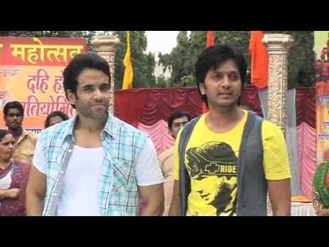 Riteish - Tusshar on the sets of Pavitra Rishta