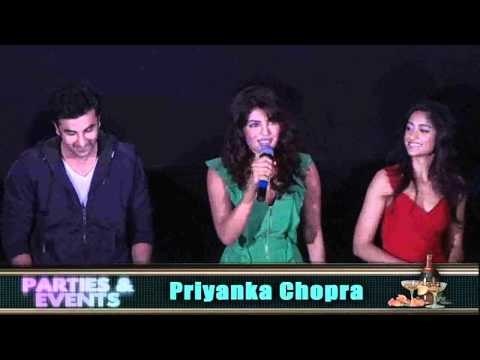 Ranbir Kapoor - Priyanka Chopra At The First Look Launch Of Barfi