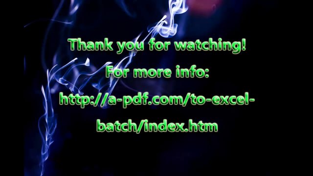 Batch PDF to Excel Converter - Convert PDF to Office Excel or CSV files in batches