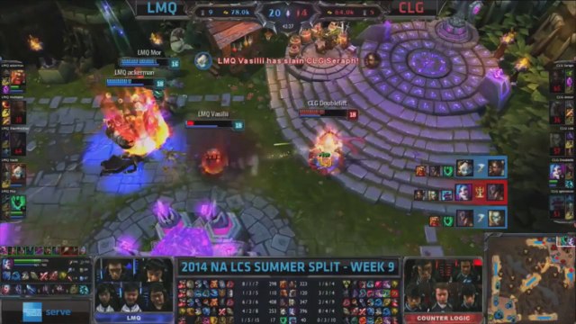 Le second quadra de Doublelift en dernier rempart - League of Legends - PC