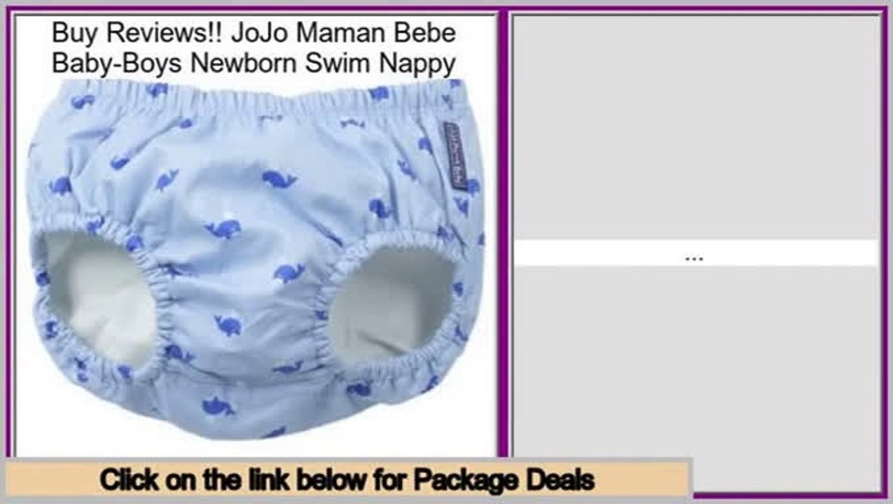 Best JoJo Maman Bebe Baby-Boys Newborn Swim Nappy