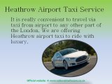 Heathrow Airport Taxi | Minicab And Airport Transfer Service In London