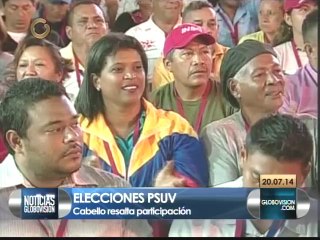 Psuv "satisfecho" con elecciones internas