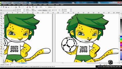 Curso de Corel Draw X5 Aula 12 Rastreio Rápido - power trace