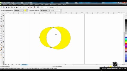 Curso de Corel Draw X5 Aula 13 Preenchimento Inteligente
