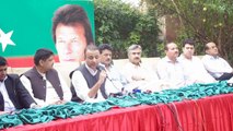 President PTI Lahore Abdul Aleem Khan in press conference on Nadra Thumb Verification report for NA-122 and PP-147