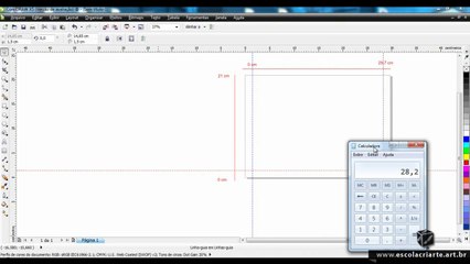 Curso de Corel Draw X5 Aula 16 Linhas Guias Parte 2 de 2