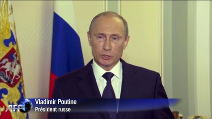 Ukraine: Poutine promet d'agir pour une solution au conflit