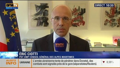 Réaction d'Eric Ciotti suite aux manifestations pro-palestiniennes qui dégénèrent à Paris et Sarcelles