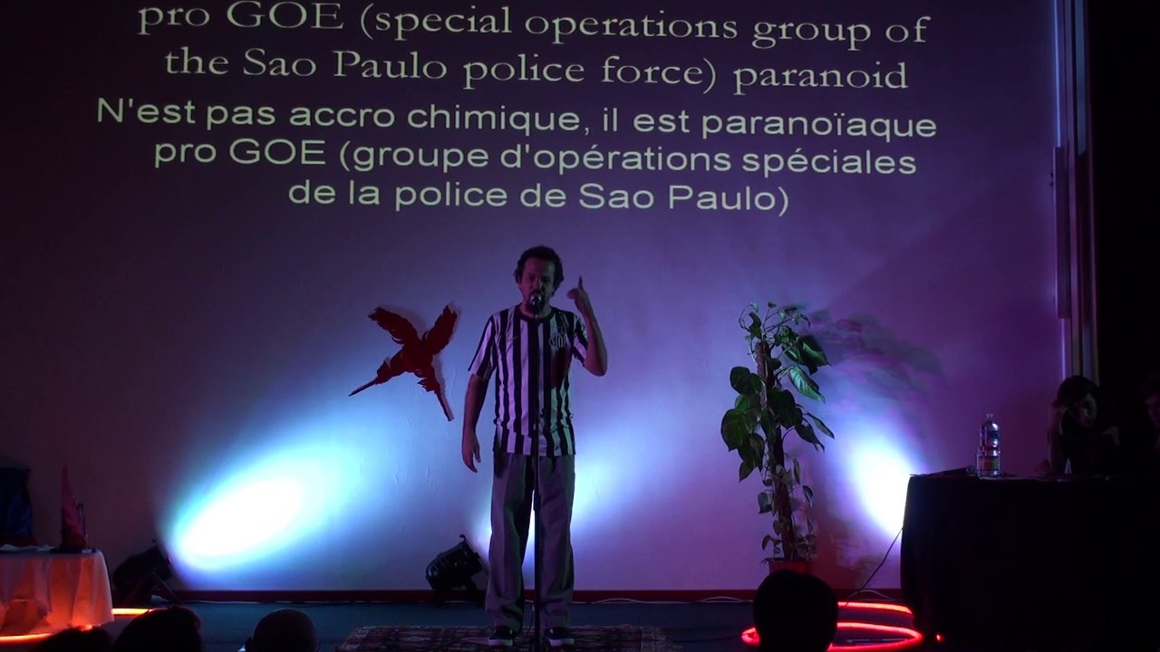 Coupe Du Monde 2014 - 1ère Demi-Finale - Emerson Alcade (Brésil) - 3éme Tour - Mes héros ne sont pas mort d'overdose