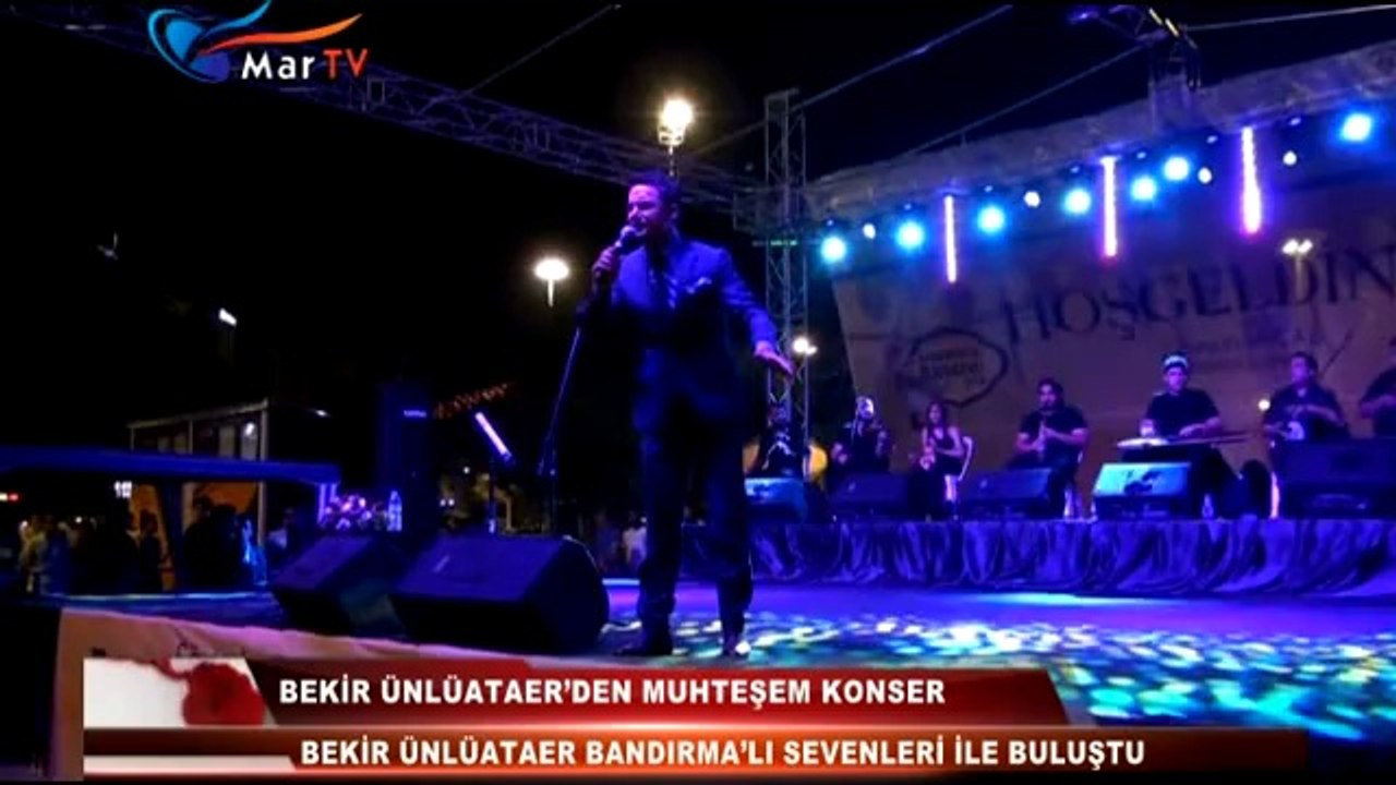 BEKİR ÜNLÜATER'DEN MUHTEŞEM KONSER