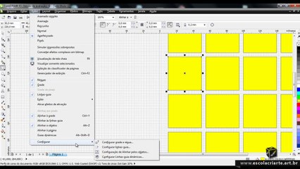 Curso de Corel Draw X5 Aula 29 Grades e Alinhamentos