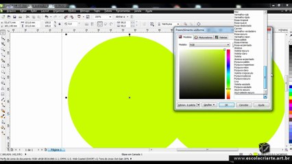 Curso de Corel Draw X5 Aula 30 - Preenchimento Sólido
