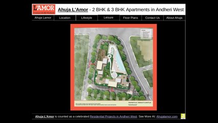 Ahuja L'Amor offers Residential Property in Oshiwara Mumbai