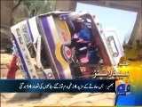 Bhimber: Samahni bound passenger coaster fell from Poona bridge