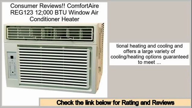 Reviews Best Comfortaire Reg123 12 000 Btu Window Air Conditioner