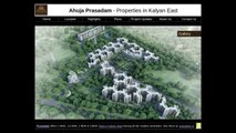 Ahuja Prasadam offers 1.5, 2, 3 BHK Apartments in Kalyan East