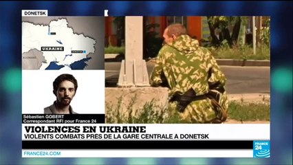 Actualité Ukraine _ violents combats près de la gare centrale à Donetsk_(360p)
