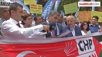 Descargar video: CHP'den İsrail Büyükelçiliği'ne siyah çelenk -