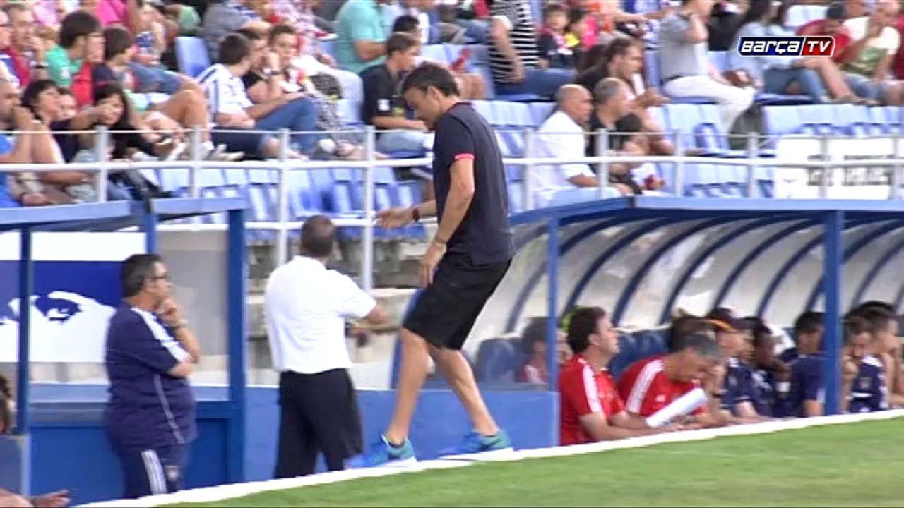 Los mejores momentos de Luis Enrique y los jugadores del primer equipo en el Trofeo Colombino