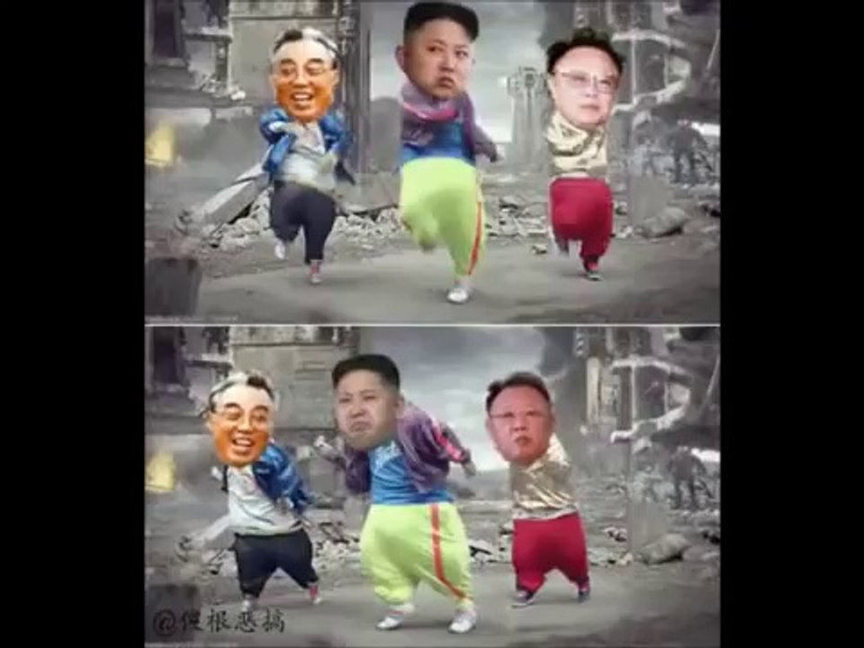 Kim Jong-un doing his thing with Obama
