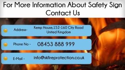 FIRE SAFETY SIGNS