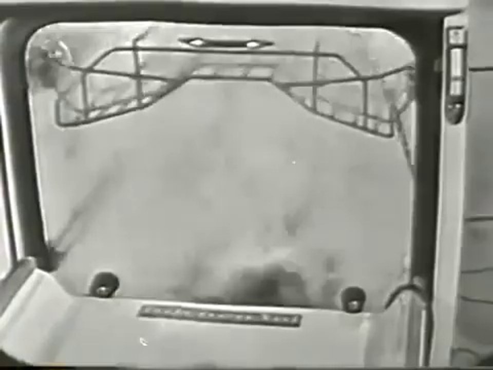 VINTAGE TIMEX COMMERCIAL ~ JOHN CAMERON SWAYZE USING A DISHWASHER