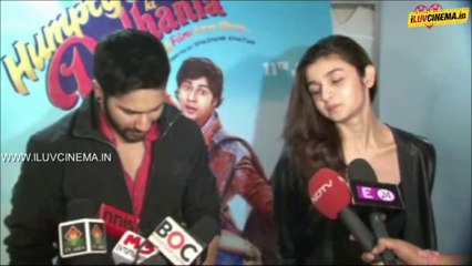 Aalia & Varun @ Special Screening Of Humpty Sharma Ki Dulhaniya For Kids @ www.iluvcinema.in