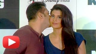 Salman Khan KISSES Jacqueline Fernandez! | KICK Game Launch