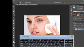 Adobe Photoshop beginners tutorial part 5 - Color selection and Healing brush tools