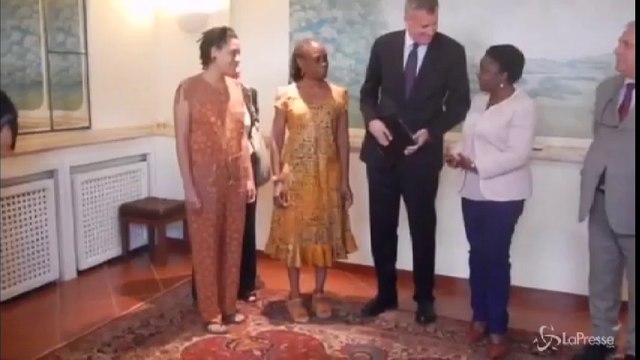 Kyenge a De Blasio: La sua visita mi dà forza. Sindaco NY: Kyenge voce importante
