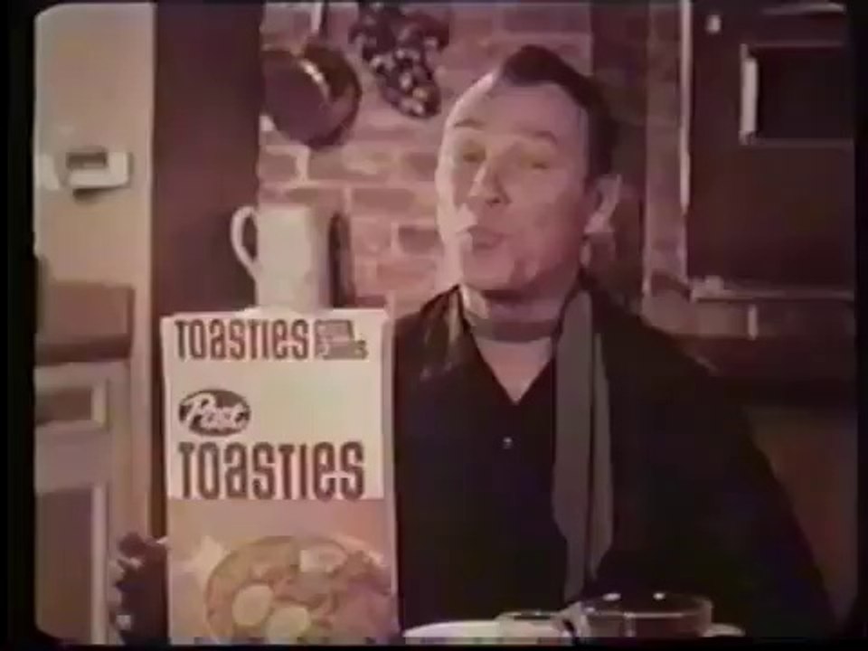Vintage ROY ROGERS POST TOASTIES CORN FLAKES commercial