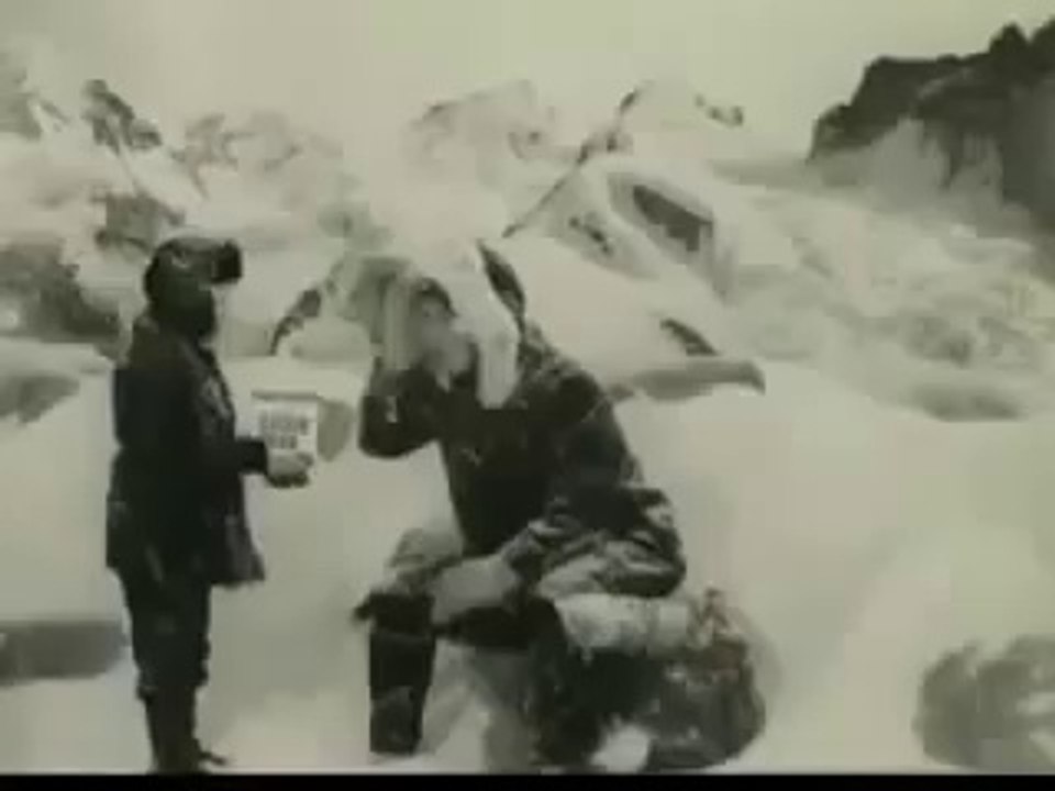 VINTAGE ROCKY GRAZIANO POST RAISIN BRAN COMMERCIAL ~ PORTRAYING A MOUNTAIN CLIMBER