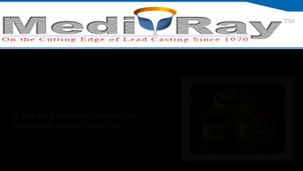 Lead Shipping Containers