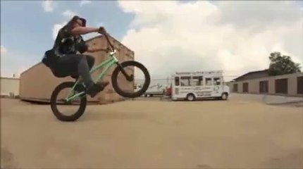 So violent BMX Faceplant and scalp : flesh and hair