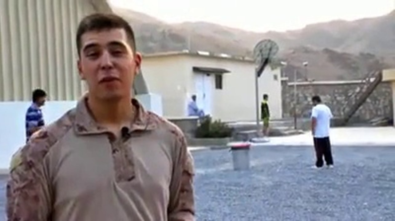 Pakistan Army, US Army and Afghan Army playing cricket together in Afghanistan